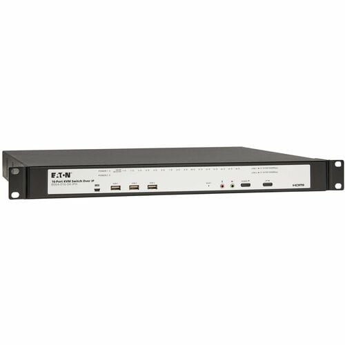 Conmutador KVM sobre IP CAT5E de 16 puertos, 1U, TAA