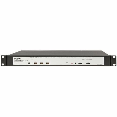 Conmutador KVM sobre IP CAT5E de 16 puertos, 1U, TAA