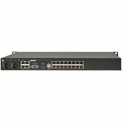 Conmutador KVM sobre IP CAT5E de 16 puertos, 1U, TAA