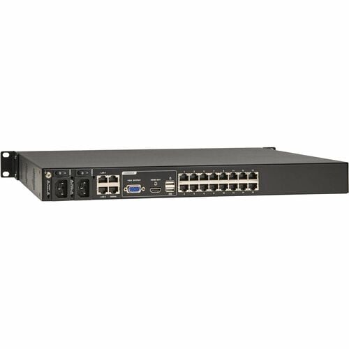 Conmutador KVM sobre IP CAT5E de 16 puertos, 1U, TAA