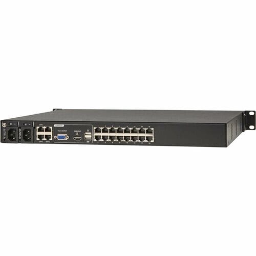 Conmutador KVM sobre IP CAT5E de 16 puertos, 1U, TAA