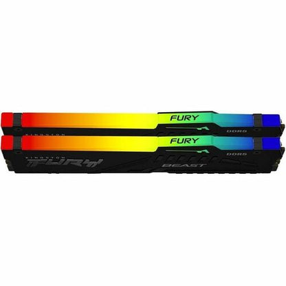16GB 6000MT/S DDR5 CL30 DIMM KIT OF 2  FURY BEAST RGB EXPO