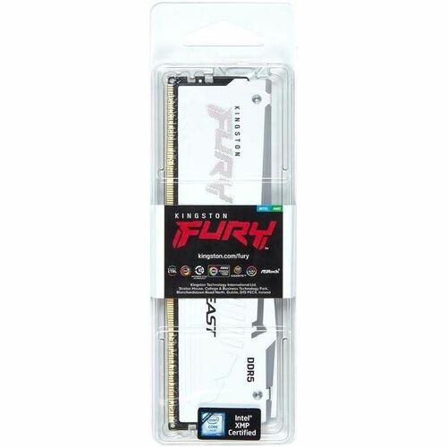 16GB 6800MT/S DDR5 CL34 DIMM FURY BEAST WHITE RGB XMP