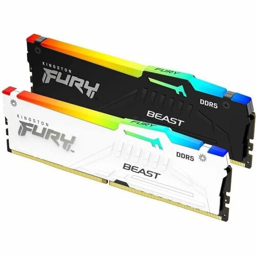16GB 6800MT/S DDR5 CL34 DIMM FURY BEAST WHITE RGB XMP