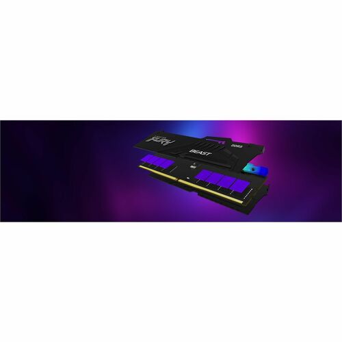 64GB 6000MT/S DDR5 CL30 DIMM KIT OF 2 FURY BEAST RGB EXPO