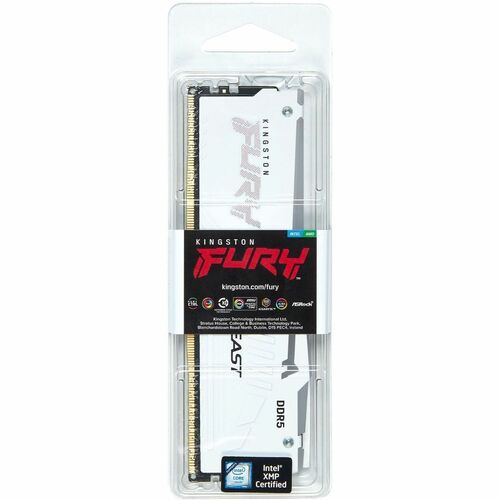 32 Go 6000 MT/S DDR5 CL30 DIMM FURY BEAST BLANC RVB XMP