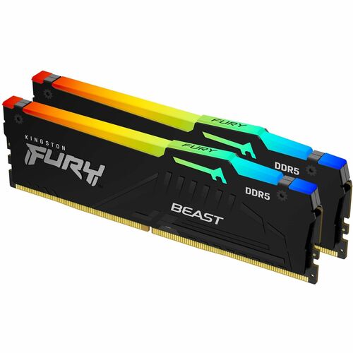 32GB 6400MT/S DDR5 CL32 DIMM KIT OF 2 FURY BEAST RGB EXPO