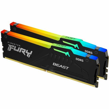 32GB 6400MT/S DDR5 CL32 DIMM KIT OF 2 FURY BEAST RGB EXPO