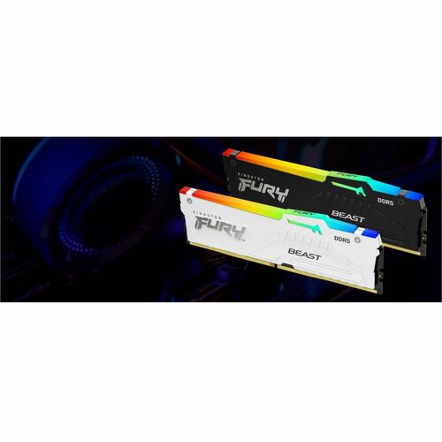 32GB 6400MT/S DDR5 CL32 DIMM KIT OF 2 FURY BEAST RGB XMP