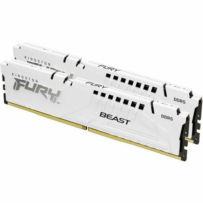 Kit de 2 mémoires DDR5 CL30 32 Go 6 000 MT/S DIMM FURY BEAST BLANC EXPO