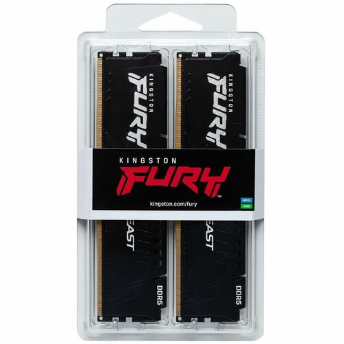 32GB 6400MT/S DDR5 CL32 DIMM KIT OF 2 FURY BEAST BLACK XMP