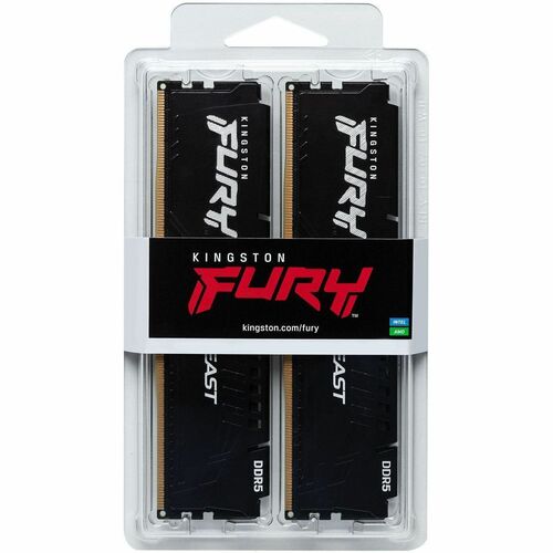 16GB 6000MT/S DDR5 CL30 DIMM KIT OF 2  FURY BEAST BLACK XMP