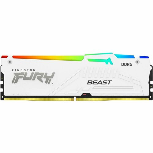 16GB 6400MT/S DDR5 CL32 DIMM FURY BEAST WHITE RGB XMP