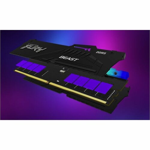 64GB 6400MT/S DDR5 CL32 DIMM KIT OF 2 FURY BEAST RGB EXPO