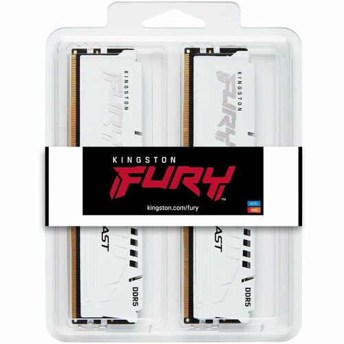 32GB 6400MT/S DDR5 CL32 DIMM KIT OF 2 FURY BEAST WHITE XMP