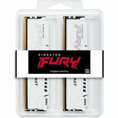 32GB 6400MT/S DDR5 CL32 DIMM KIT OF 2 FURY BEAST WHITE XMP