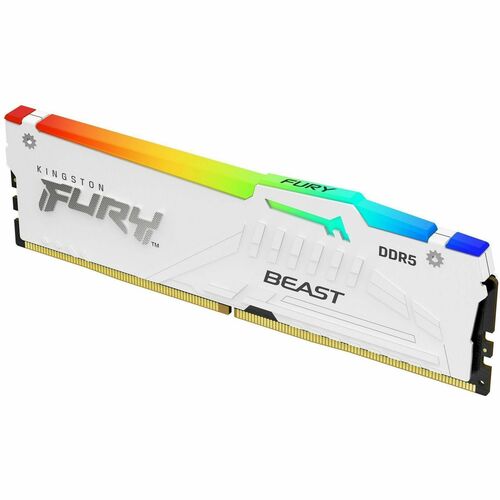 16GB 6800MT/S DDR5 CL34 DIMM FURY BEAST WHITE RGB EXPO