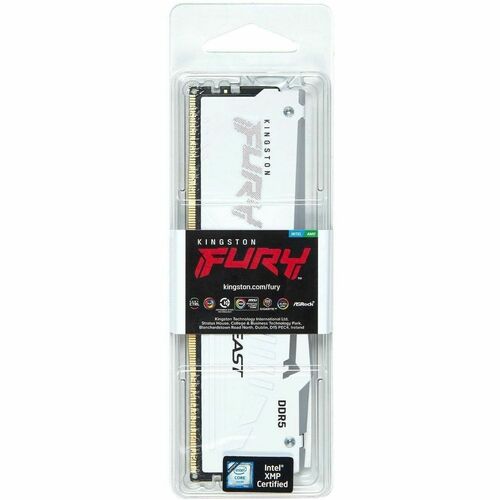 16GB 6800MT/S DDR5 CL34 DIMM FURY BEAST WHITE RGB EXPO
