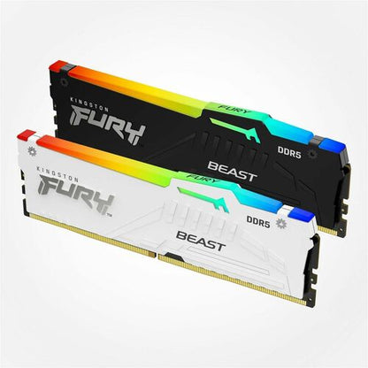 16GB 6800MT/S DDR5 CL34 DIMM FURY BEAST WHITE RGB EXPO
