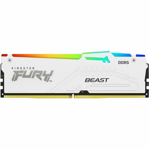 16GB 6800MT/S DDR5 CL34 DIMM FURY BEAST WHITE RGB EXPO
