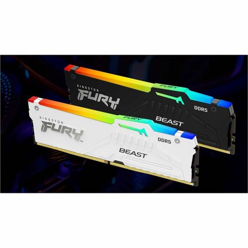 Mémoire DDR5 CL32 16 Go 6400 MT/S DIMM FURY BEAST RGB XMP