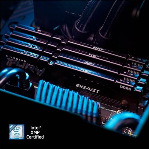 16 Go 6800 MT/S DDR5 CL34 DIMM FURY BEAST NOIR EXPO