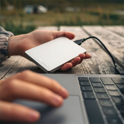 VERBATIM 1TB ALU HARD DRIVE SLIM PORTABLE SILVER MULTI 4