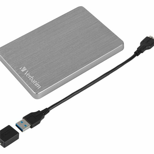 VERBATIM 1TB ALU HARD DRIVE SLIM PORTABLE SPACE GREY MULTI 4