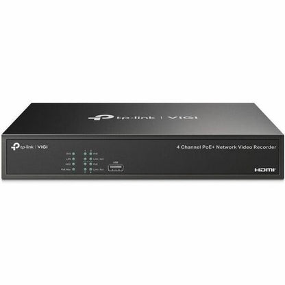 Grabador de vídeo en red TP-Link VIGI de 4 canales PoE+ - HDD de 2 TB - Grabador de vídeo en red
