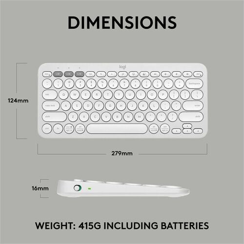 PEBBLE KEYS 2 K380S BLANC TONAL MULTI 4