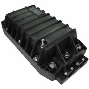 Gabinete horizontal de empalme de fibra Tripp Lite by Eaton con 4 bandejas de empalme