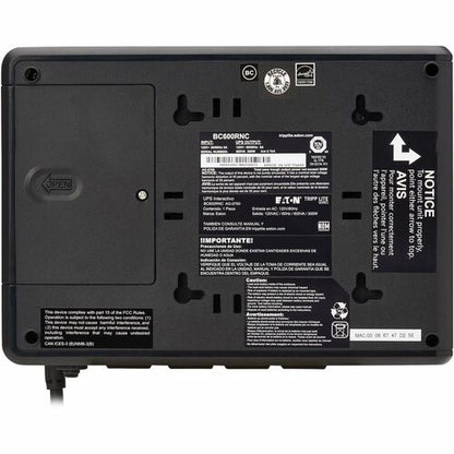 Onduleur tripp Lite by Eaton BC600RNC 600 VA montable sur bureau/surface/mur