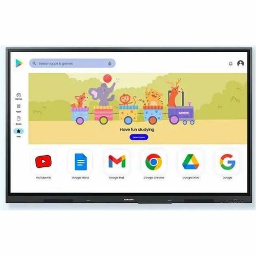 75IN ANDROID (13) OS INTERATIVE WHITE BOARD WITH BUILT-IN SPEAKER