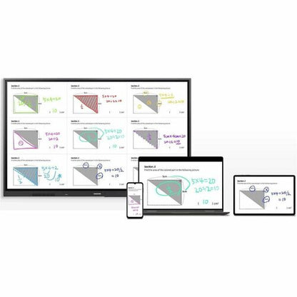 75IN ANDROID (13) OS INTERATIVE WHITE BOARD WITH BUILT-IN SPEAKER