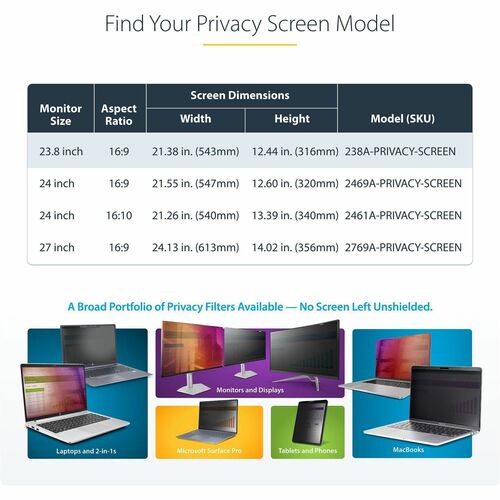 StarTech.com 23.8