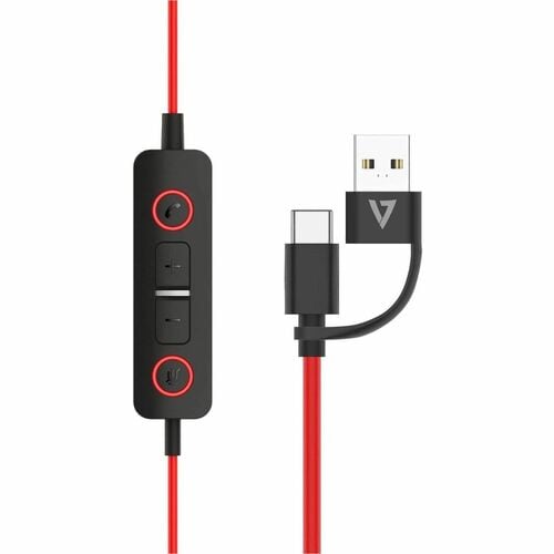 V7 HU621 Premium Headset - Noise Cancellation