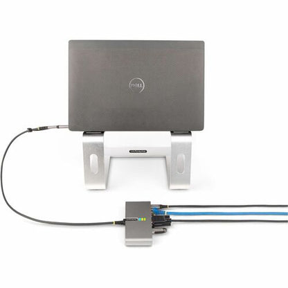 Hub USB-C 2 ports StarTech.com avec Ethernet Gigabit et port série RS232 FTDI, USB connecté