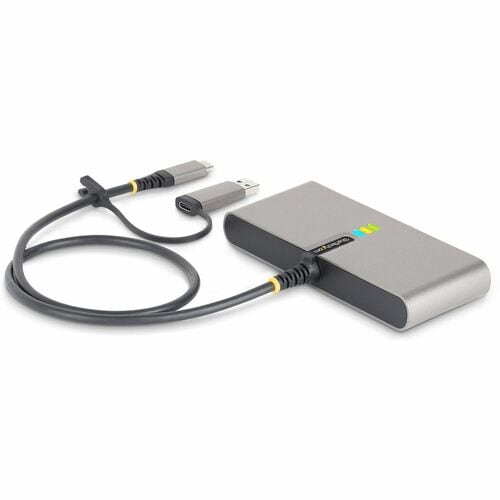 Hub USB-C 2 ports StarTech.com avec Ethernet Gigabit et port série RS232 FTDI, USB connecté