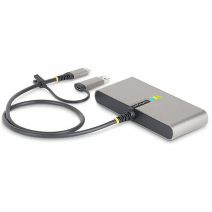 Hub USB-C 2 ports StarTech.com avec Ethernet Gigabit et port série RS232 FTDI, USB connecté