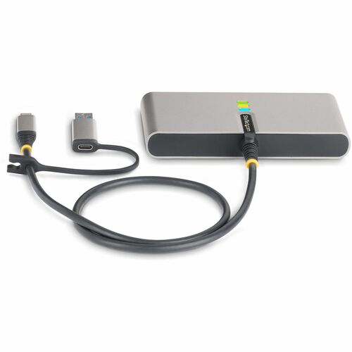 Hub USB-C 2 ports StarTech.com avec Ethernet Gigabit et port série RS232 FTDI, USB connecté