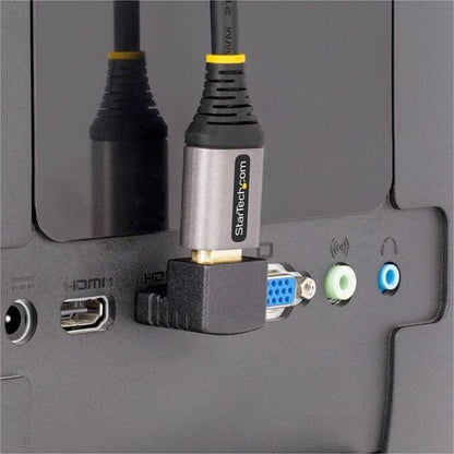 StarTech.com Down Angle HDMI 2.0 Adapter, Male to Female, Vertical 90-Degree Angled HDMI P