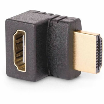 StarTech.com Down Angle HDMI 2.0 Adapter, Male to Female, Vertical 90-Degree Angled HDMI P
