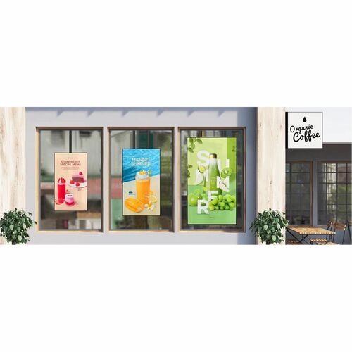 LG 49'' FHD High Bright Window Facing Display with Anti-Discoloration Technology