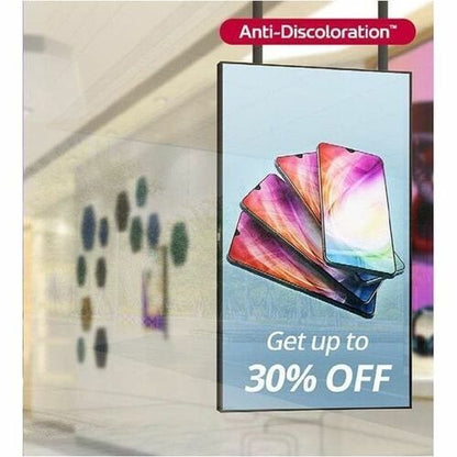 LG 49'' FHD High Bright Window Facing Display with Anti-Discoloration Technology