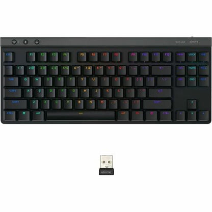 Teclado para juegos Logitech G515 Lightspeed TKL - Conectividad con cable/inalámbrica - Bluetooth