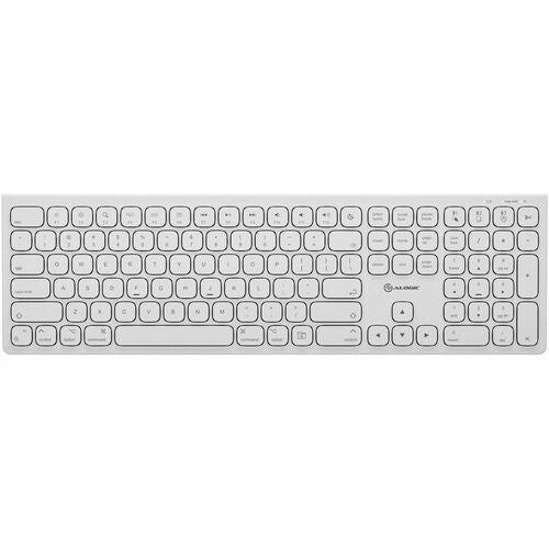 TECLADO ECHELON USB-C RECARGABLE BT DE TAMAÑO COMPLETO PARA MAC BLANCO EE. UU.