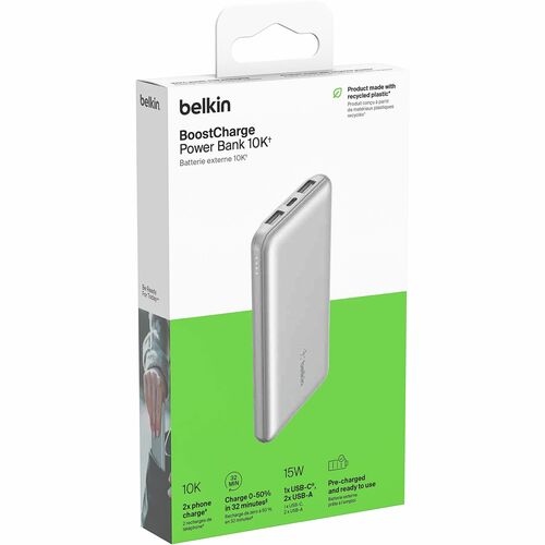 Belkin 15W 3-port USB Power Bank - 10K mAh
