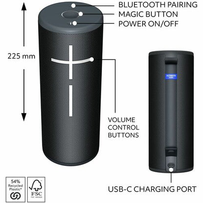 Ultimate Ears MEGABOOM 4 Portable Bluetooth Speake