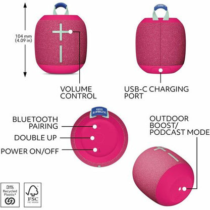 Ultimate Ears WONDERBOOM 4 Portable Bluetooth Spea