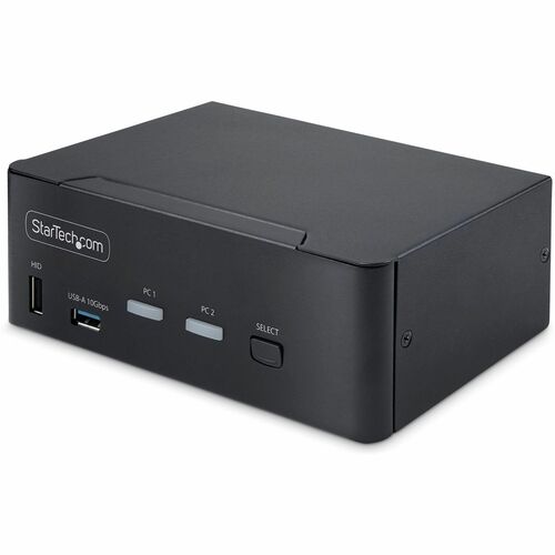 CONMUTADOR KVM DP 1.4 DE 2 PUERTOS - KVM CON PUERTO DE PANTALLA DOBLE